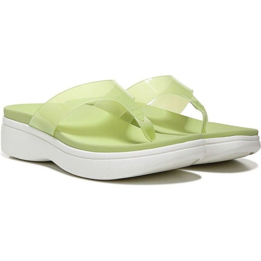 Vionic Women's Luminous Pale Lime Green Sandals 6.5
